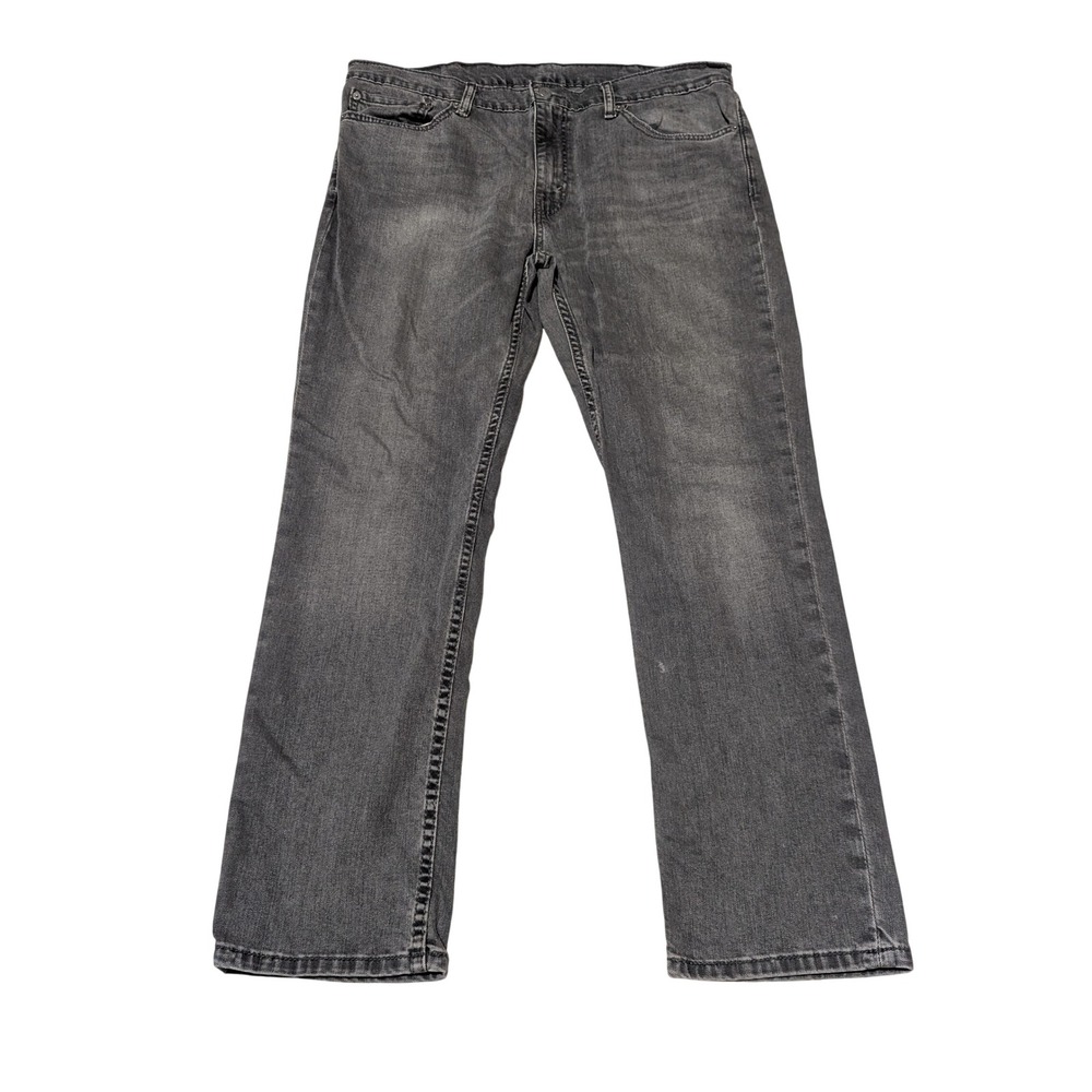Levis Jeans Mens 38x30 Black 511 Slim Fit Faded Denim Pants Casual Streetwear